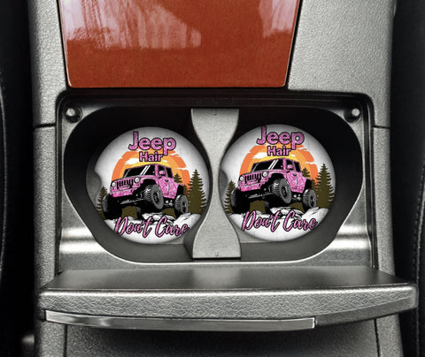 Car Coaster - Jeep Hair