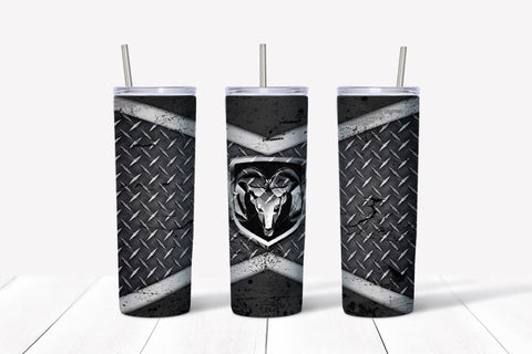 Skinny Tumbler - Ram Checker