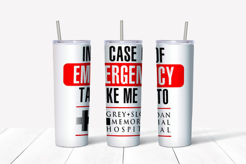 Skinny Tumbler - Grey’s Emergency