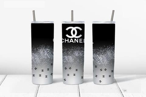 Skinny Tumbler - C Black/Grey Fade