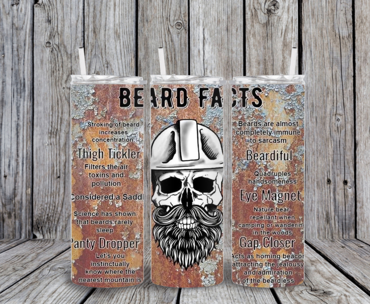 Skinny Tumbler - Beard Facts