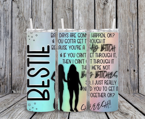 Skinny Tumbler - Bestie