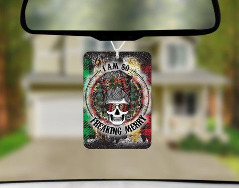 Car Freshener - So Freaking Merry