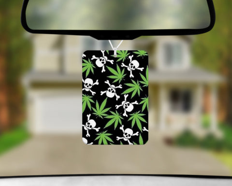 Car Freshener - Skull Leaf