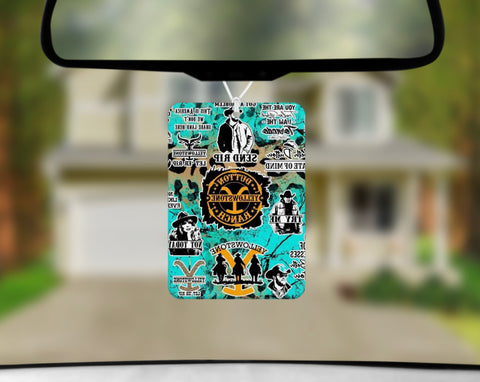 Car Freshener - Yellowstone Pattern
