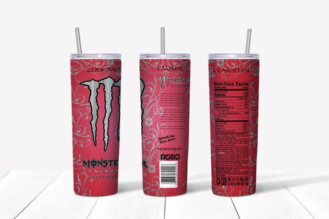 Skinny Tumbler - Red Energy 0 Sugar