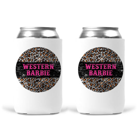 Can Koozie - Western Barbie
