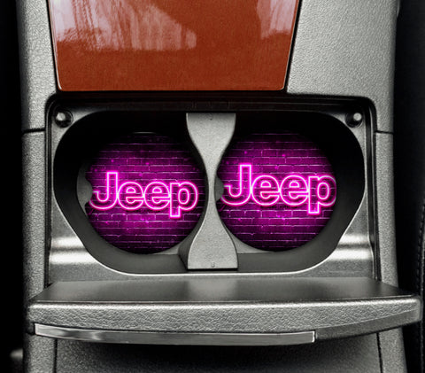 Car Coaster - Jeep Neon