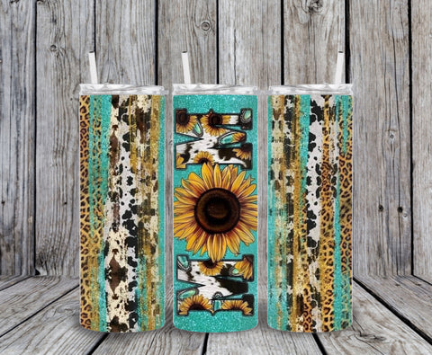 Skinny Tumbler -Mom Sunflower O