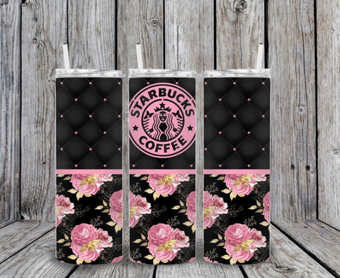 Skinny Tumbler -Starbs Floral/Quilted