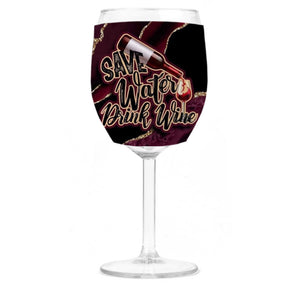 Wine Koozie - Save Water, Drink Wine