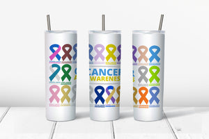 Skinny Tumbler - Cancer Awareness