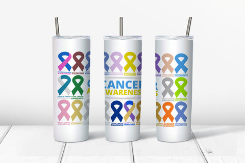 Skinny Tumbler - Cancer Awareness