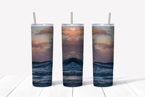 Skinny Tumbler - Ocean Sky