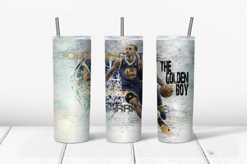Skinny Tumbler - Basketball Golden Boy