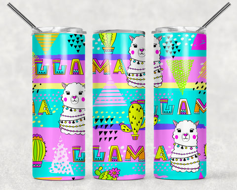 Skinny Tumbler -Llama