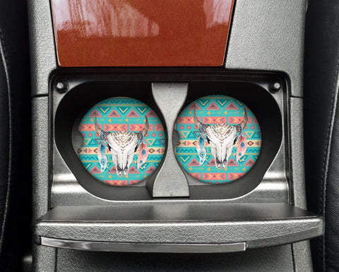 Car Coaster - Bull Aztec