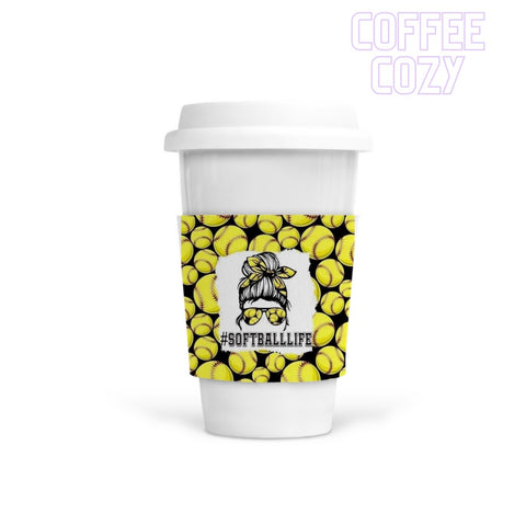 Coffee Cozy - Softball Life