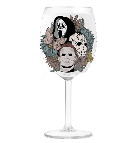 Wine Koozie - Floral Thriller