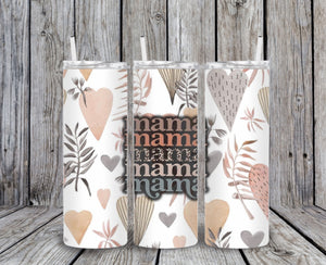 Skinny Tumbler - Mama Hearts