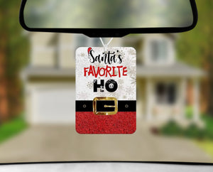 Car Freshener - Santa’s Fave Ho