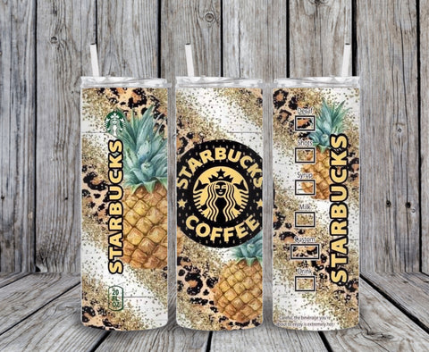 Skinny Tumbler -Starbs Pineapple