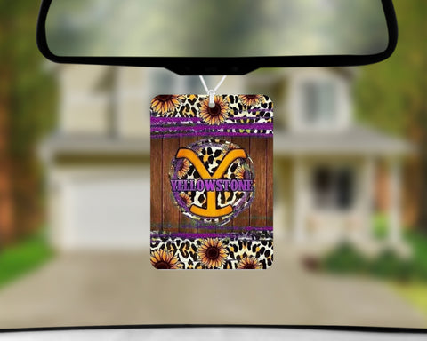 Car Freshener - Yellowstone Wood Purple