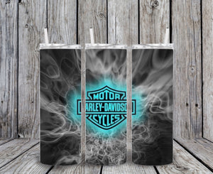 Skinny Tumbler - Blue Harley