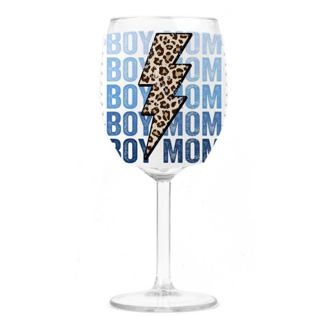 Wine Koozie - Boy Mom