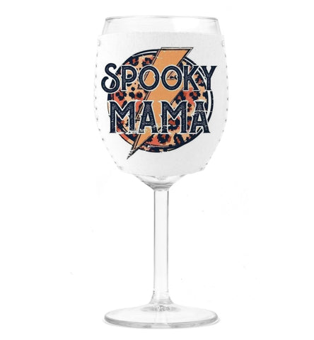 Wine Koozie - Spooky Mama