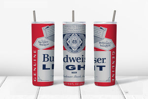 Skinny Tumbler -Budweiser Light