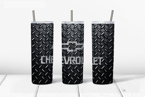 Skinny Tumbler - Chev Checker