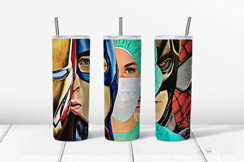 Skinny Tumbler - Super Hero’s