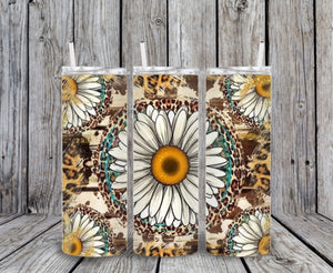 Skinny Tumbler - Sunflowers