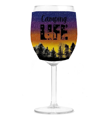 Wine Koozie - Camping Life