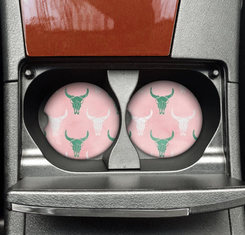 Car Coaster - Pink Bull