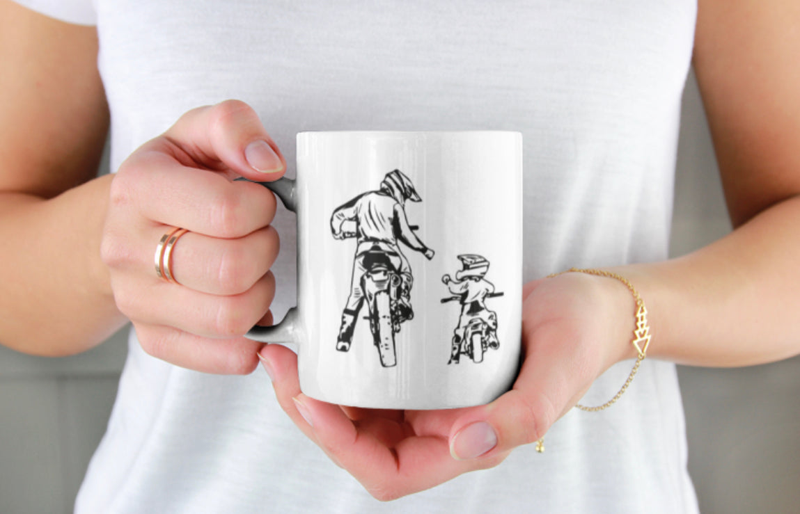 Father Son Dirtbike Mug