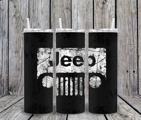 Skinny Tumbler -Jeep Black