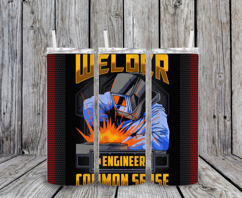 Skinny Tumbler - Welder Common Sense