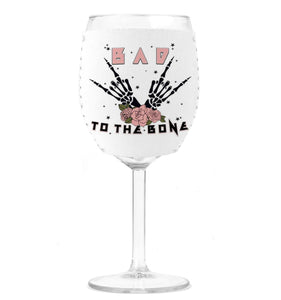 Wine Koozie - Bad To The Bone