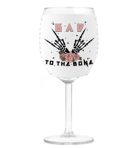 Wine Koozie - Bad To The Bone
