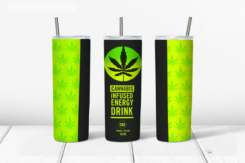 Skinny Tumbler - Cannabis Drink