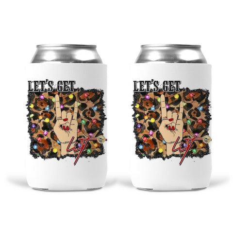 Can Koozie -  Let’s Get Lit