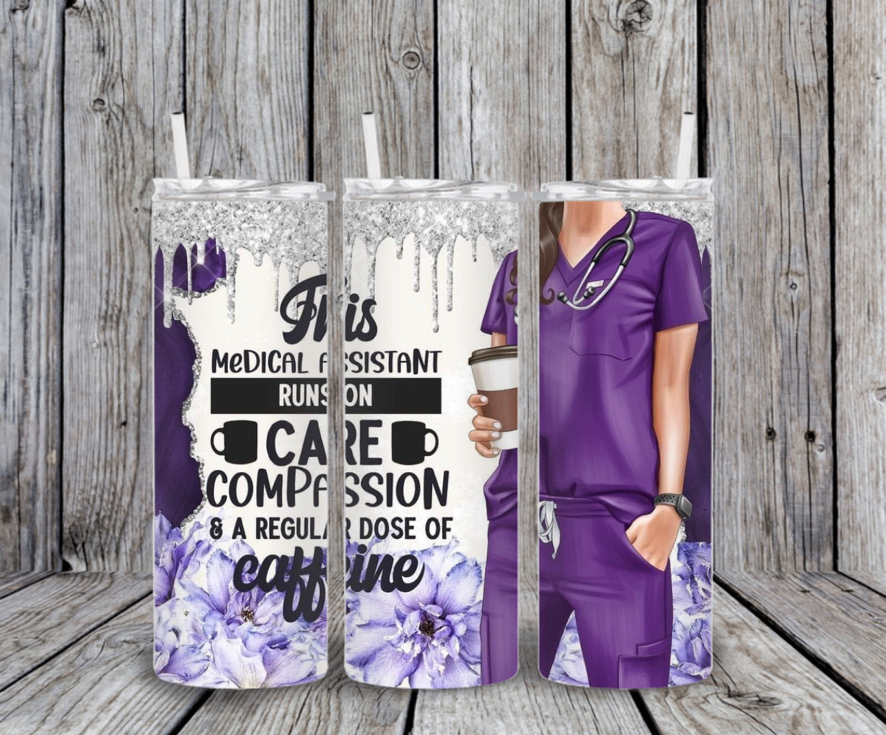 Skinny Tumbler - Medical Assistant Caffeine