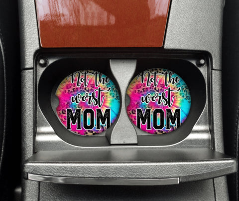 Car Coaster - Not The Worst Mom