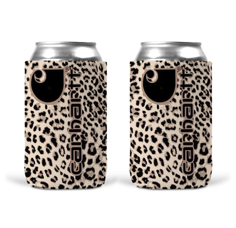 Can Koozie - Leopard Carh