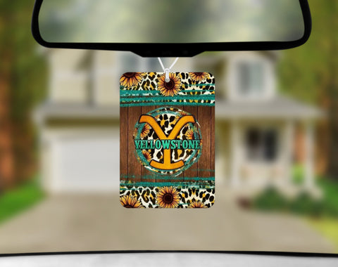 Car Freshener - Yellowstone Sunflower