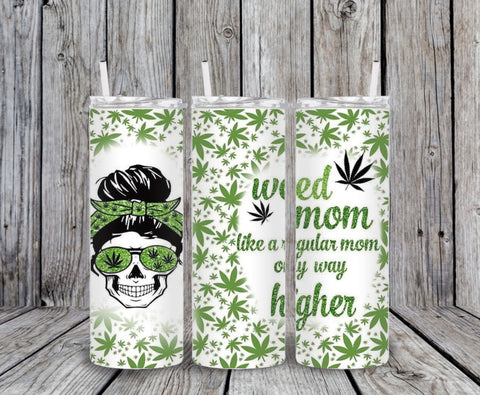Skinny Tumbler - Mom Weed
