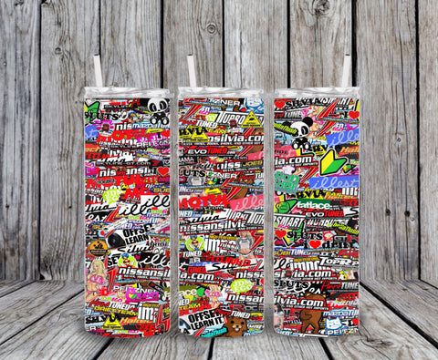 Skinny Tumbler - Stickers