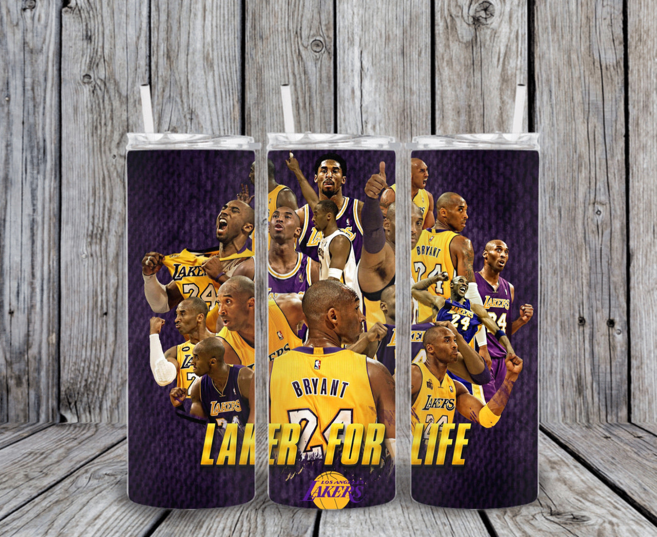 Skinny Tumbler - Basketball Laker 4 Life